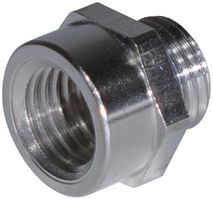 Adapter Plica MS, Aussen-/Innengewinde: PG48/M50 IP68 Messing vernickelt