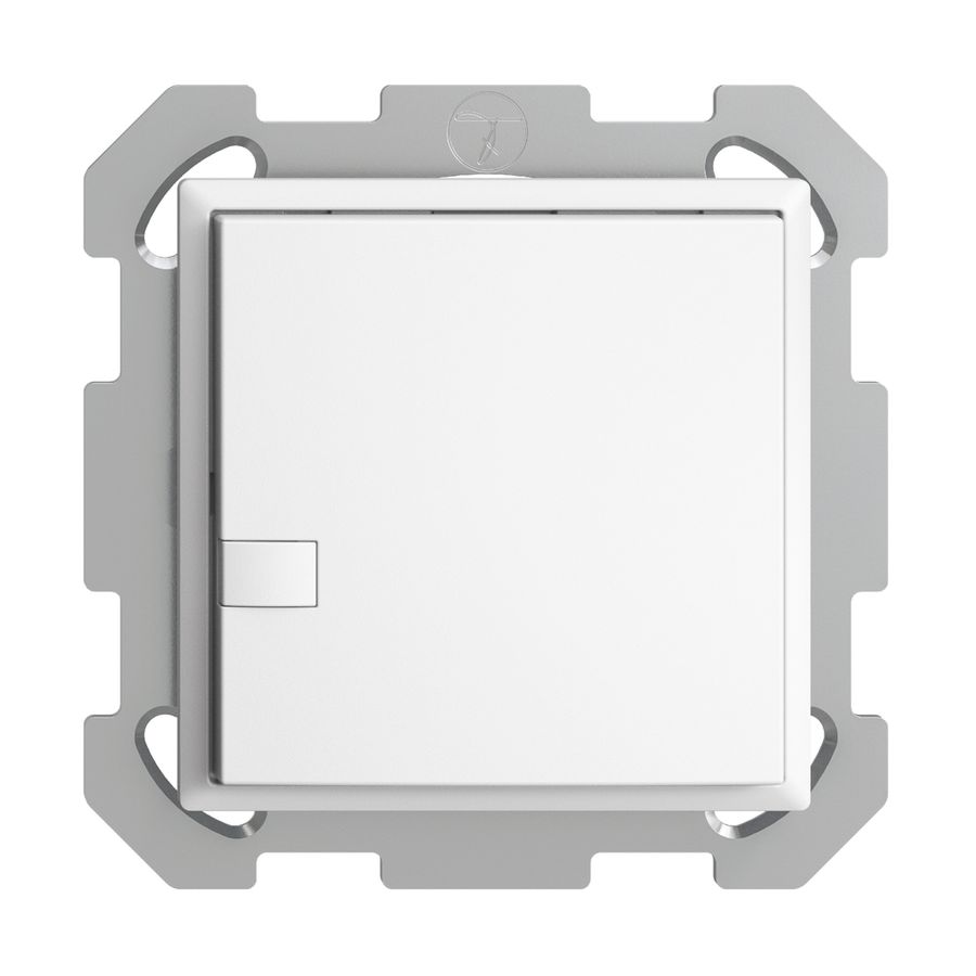 Poussoir ENC KNX 1× EDIZIOdue blanc RGB sans LED