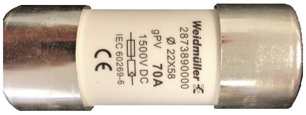 Sicherung WM FUSE WSFL gPV superflink (FF) 70A 1500V 22×58mm Keramiksicherung