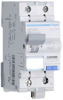 FI/LS-Schalter Hager RCBO 2P 230V Charakteristik C 13A 0.3A Typ A HI 6kA 2TE