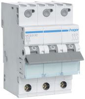 Leitungsschutzschalter Hager MCB quickconnect 3P 400V Typ C 13A Icn 6kA 3TE