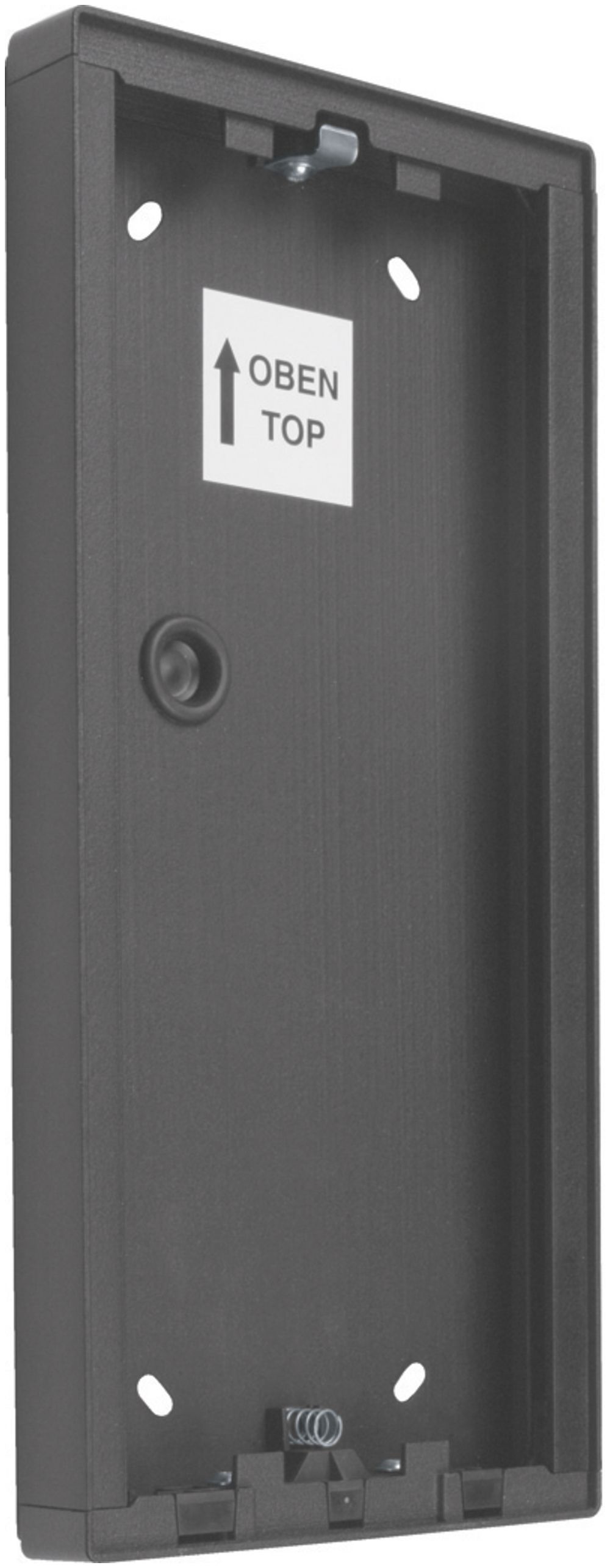 Scatola AP per citofono Hager elcom.one 302.1×139.5×28.5mm alluminio nero