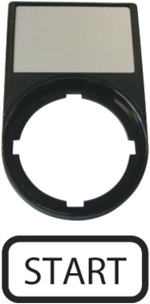 Schilderträger ETN RMQ START schwarz