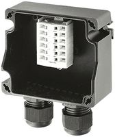 Abzweigdose Ex thuba 2×M25 für Kabel Ø4.5…17mm 6×Ex-e 4×PE IP66