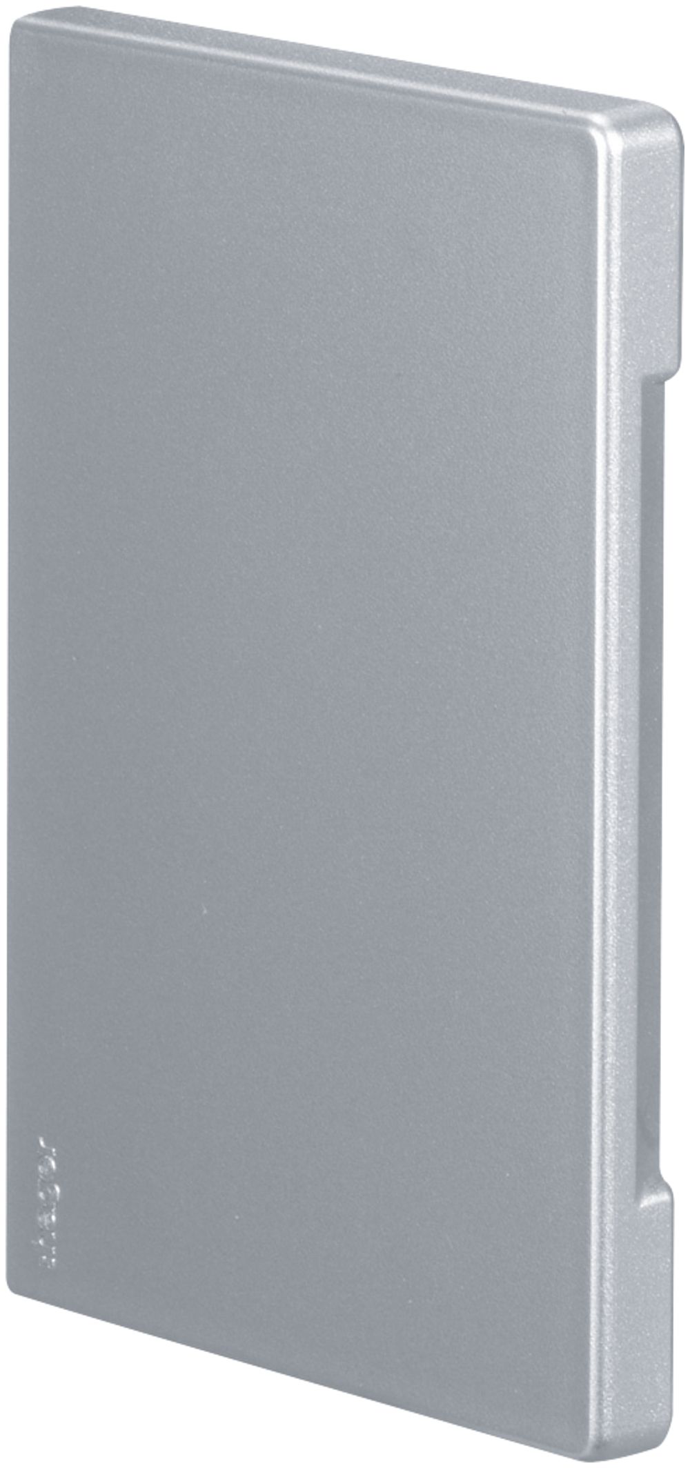 Plaque de fermeture Hager BRA 85130 PC/ABS alu