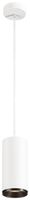 Lampada sospesa LED SLV NUMINOS L PHASE 28W 2430lm 3000K 24° Ø100×213mm bianco
