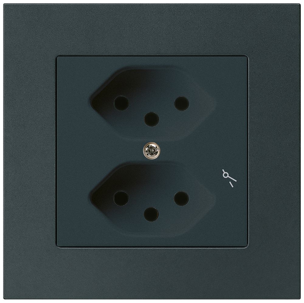 Prise ENC kallysto.pro 2×T13/1 noir