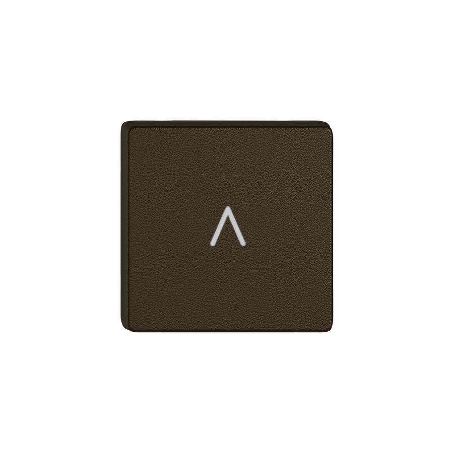 Poussoir 1/4 EDIZIO.liv Wiser avec SNAPFIX® avec symbole flèche br