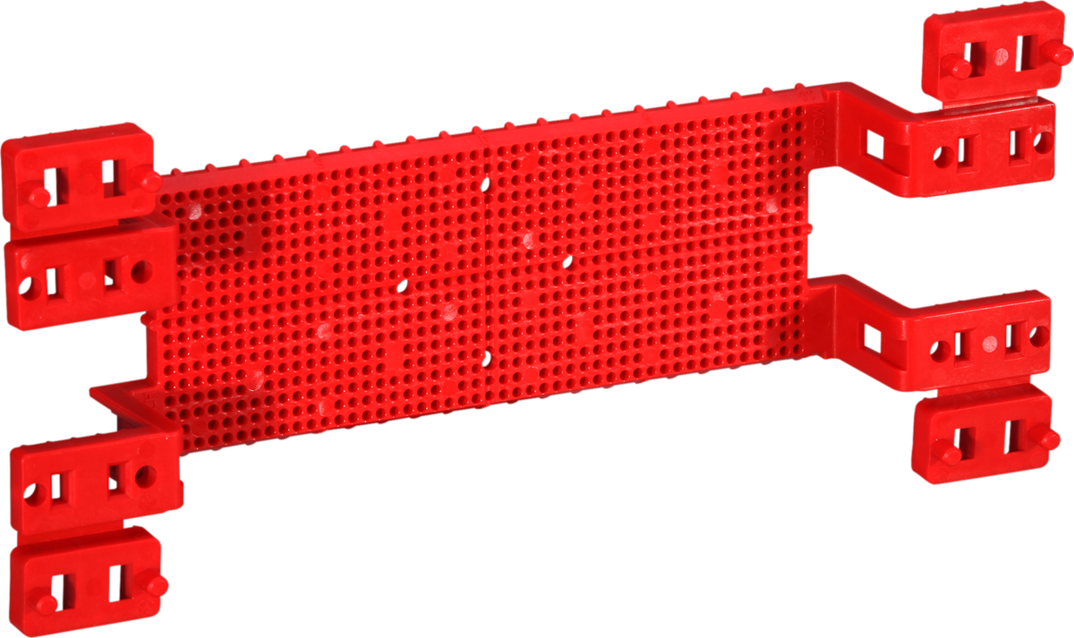 Montageplatte MT Red-Fix rot für Dosenträger