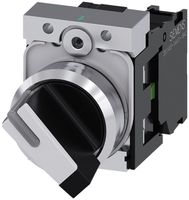 Knebelschalter Siemens SIRIUS ACT Halter 1S O-I Metall hochglanz