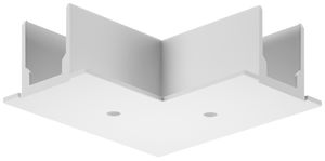 EB-Blindabdeckung Sylvania OneTrack L-Einspeiser Polycarbonat 100×100mm weiss