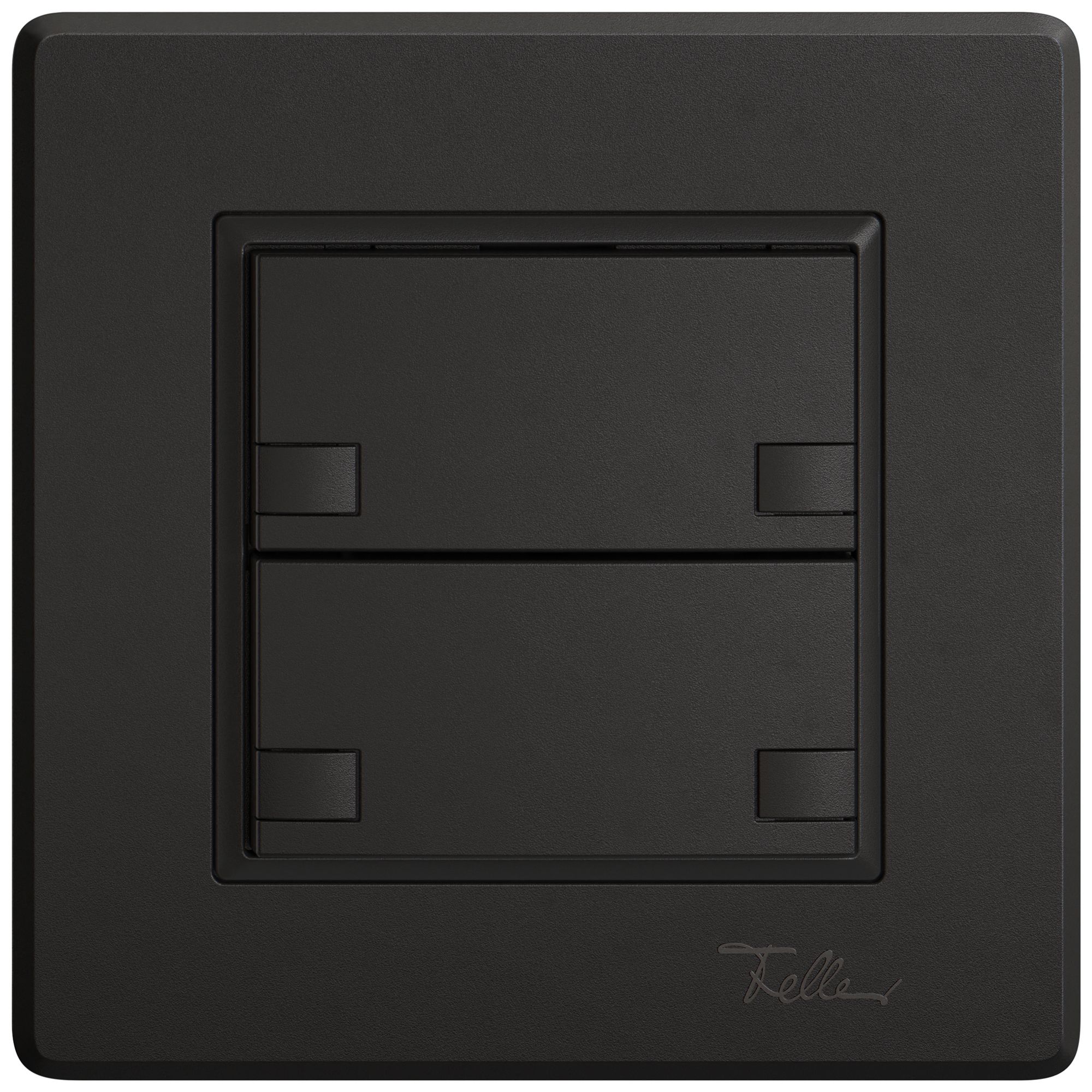 Poussoir KNX RGB ENC EDIZIO.liv SNAPFIX® capteur temp.s.LED 2× comm.2T no