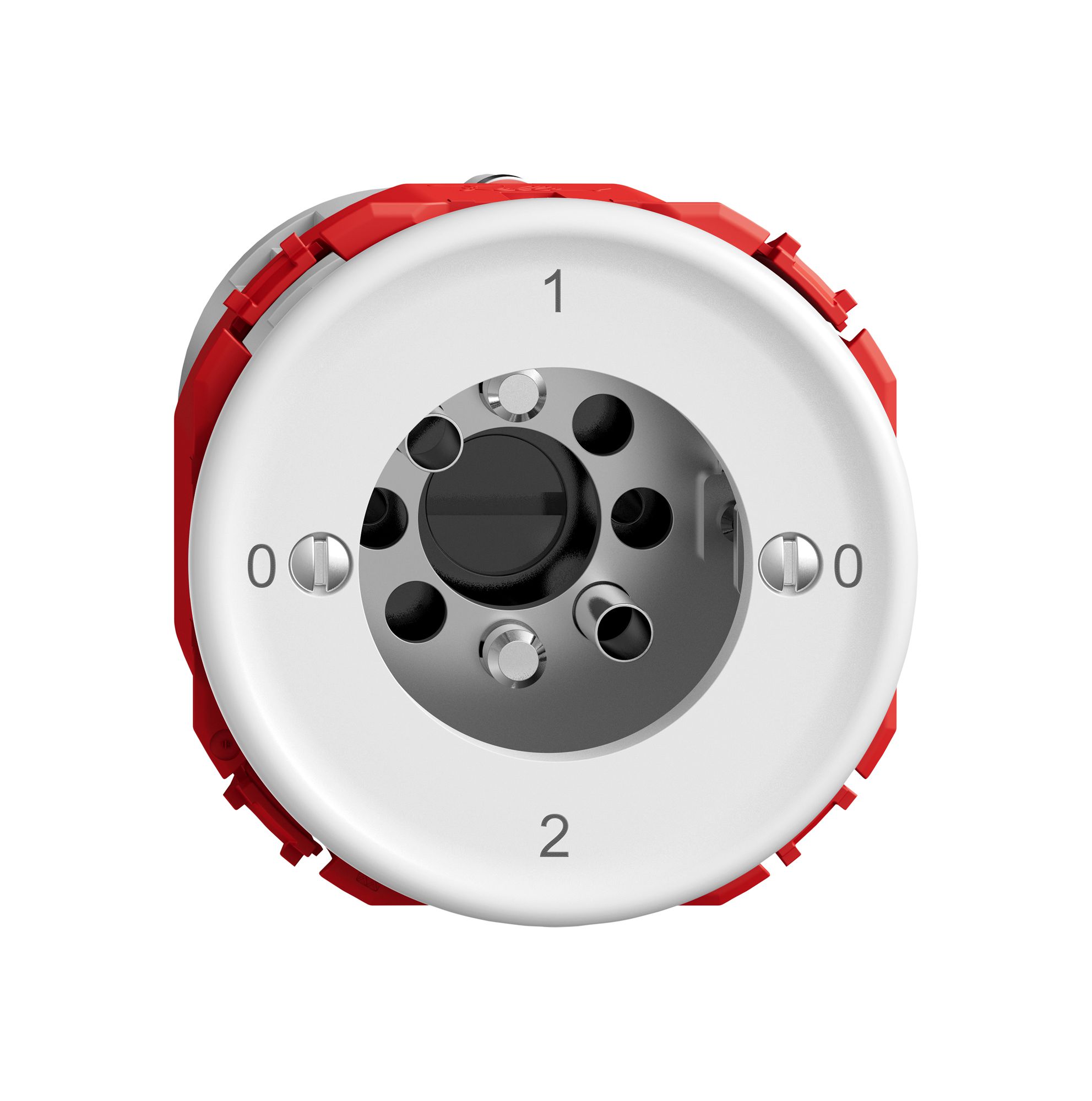 Drehschalter STANDARDdue SNAPFIX® Umschalter 2/3L ohne Zylinder ws