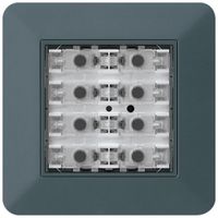 Pulsante KNX INC KTR p.8×tasti 8×punti azionamento LED antracite