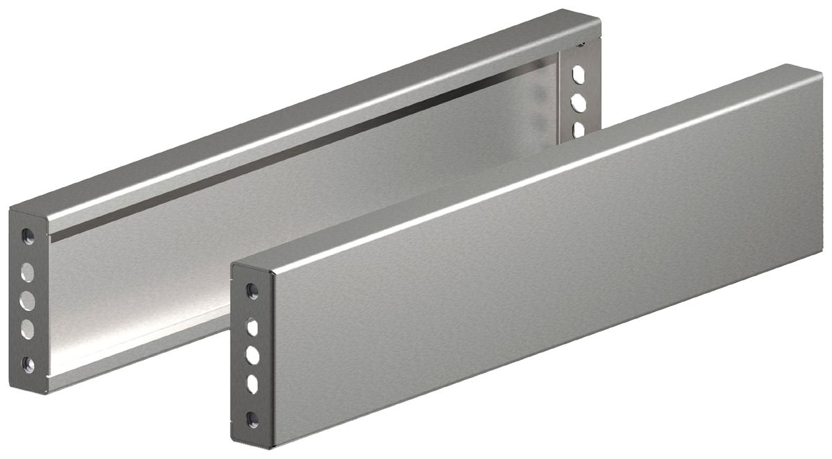 Cache-socle Rittal VX 8660.072 600×100mm kit latéral acier fin 2 pcs