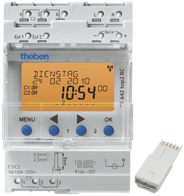 Timer AMD digitale Theben TR 642 top2 RC