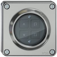 Interruttore tapparelle stazione secondaria INC ELEMENT Wiser 1c 4t alluminio