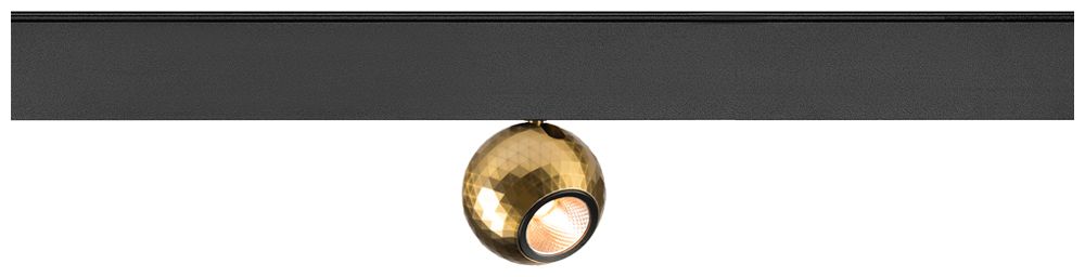 Spot LED SLV DYSKO 6W 750lm 2700K MB DALI AD1PH 170×80mm nero