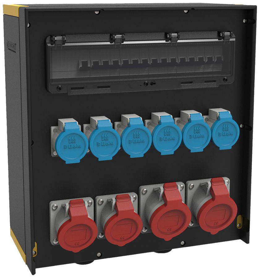 Stromverteiler EVGMB 6010-23/63A 2×32A 2×16A 6×T23 IP44