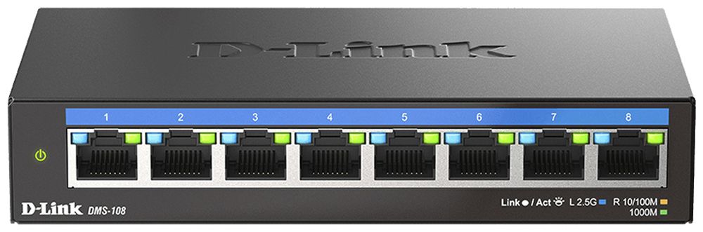 Switch D-LINK DMS-108/E 8-port 2.5Gbps unmanaged