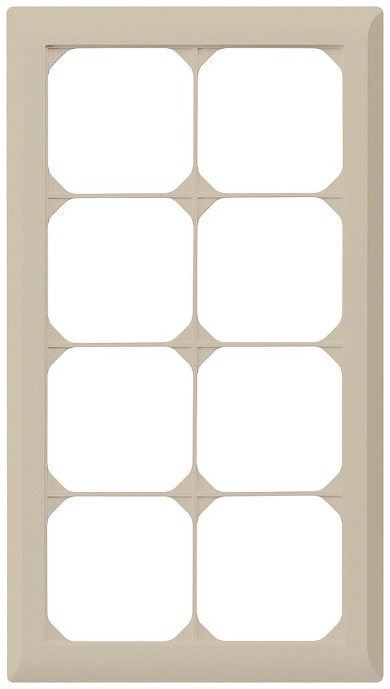 UP-Abdeckrahmen kallysto.line 4×2 beige 152×272mm
