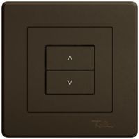 UP-Storenschalter EDIZIO.liv Wiser SNAPFIX® 2 Tasten WLAN br