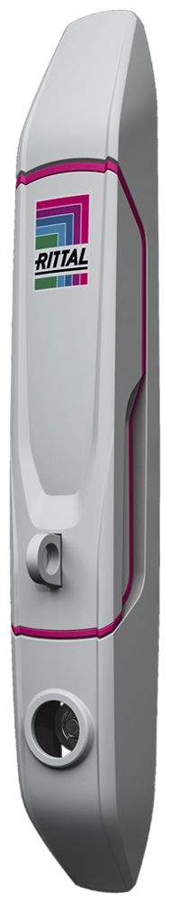 Poignée Rittal VX 8618.230 comfort pour VX/VX IT pour fermeture gris