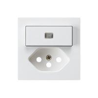 Frontset kallysto 60×60 weiss mit Kinderschutz und Linse S3/T13