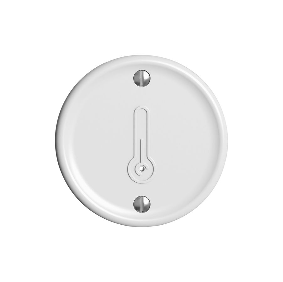 Abdeckset STANDARDdue Wiser SNAPFIX® für Raumtemperatursensor Ø53mm ws