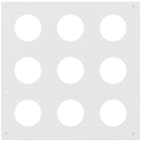 UP-Montageplatte robusto 3×3 Aluminium, weiss