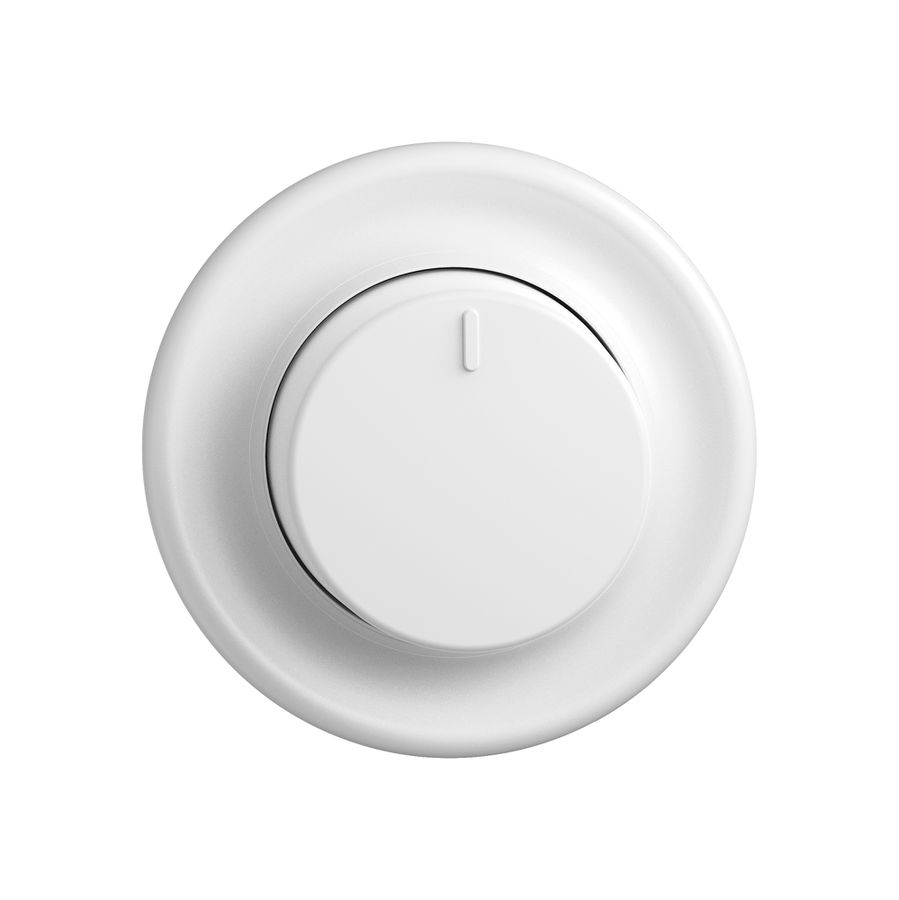 Montageset STANDARDdue SNAPFIX® für unbeleuchtete Dimmer ws