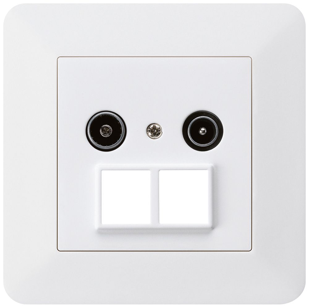 Prise d'antenne ENC R/TV HMS kallysto.trend 23dB blanc