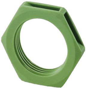 Contre-écrou PX FT M/PG25 2.5×6.5mm matière synthétique polyamide vert