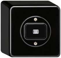 Pulsante luminoso AP basico AR/1L nero