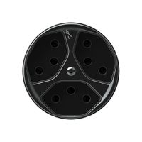 Steckdose origin 3×Typ 13 1×S 10A 230V 60×60mm schwarz