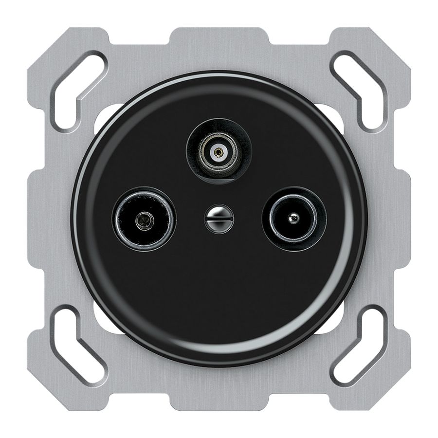 Prise antenne ENC TV-R-SAT origin prise de passage 5.5dB noir