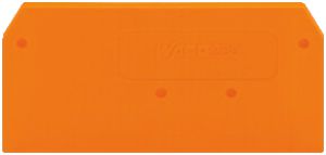 Abschlusswand WAGO 2.5mm² orange für 280-901/904