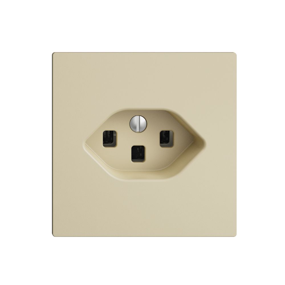 UP-Steckdose EDIZIOdue T23 16A vanille, mit Steckklemmen