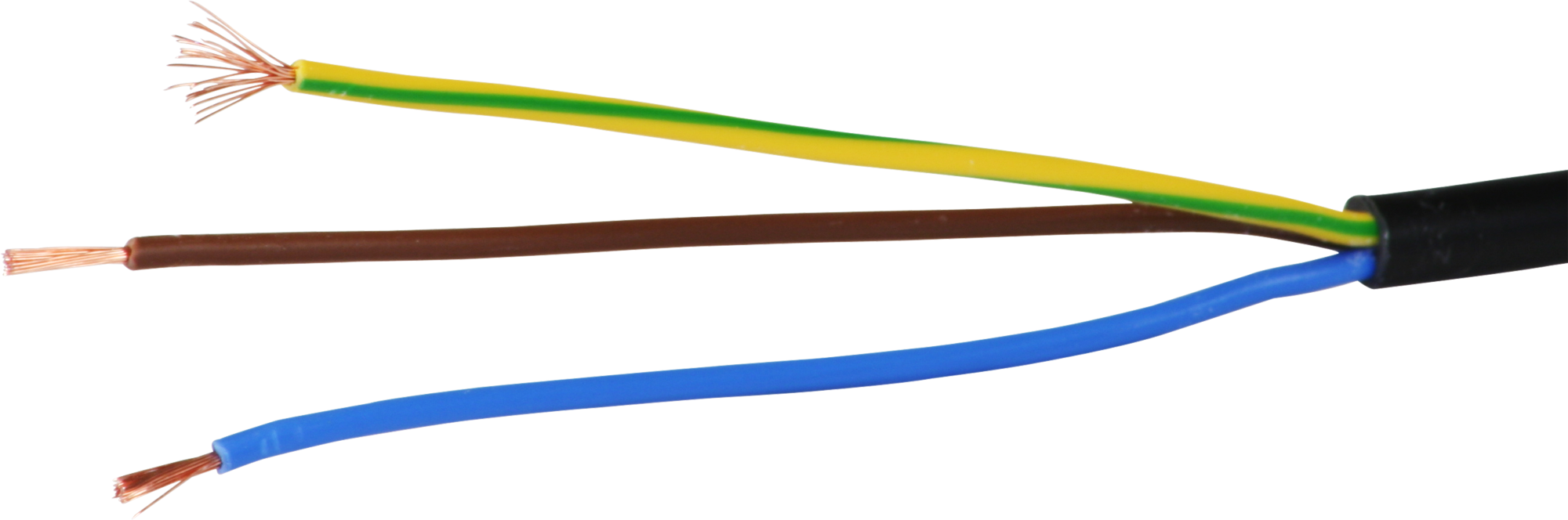 Câble Td 3×0.75mm² LNPE noir Eca