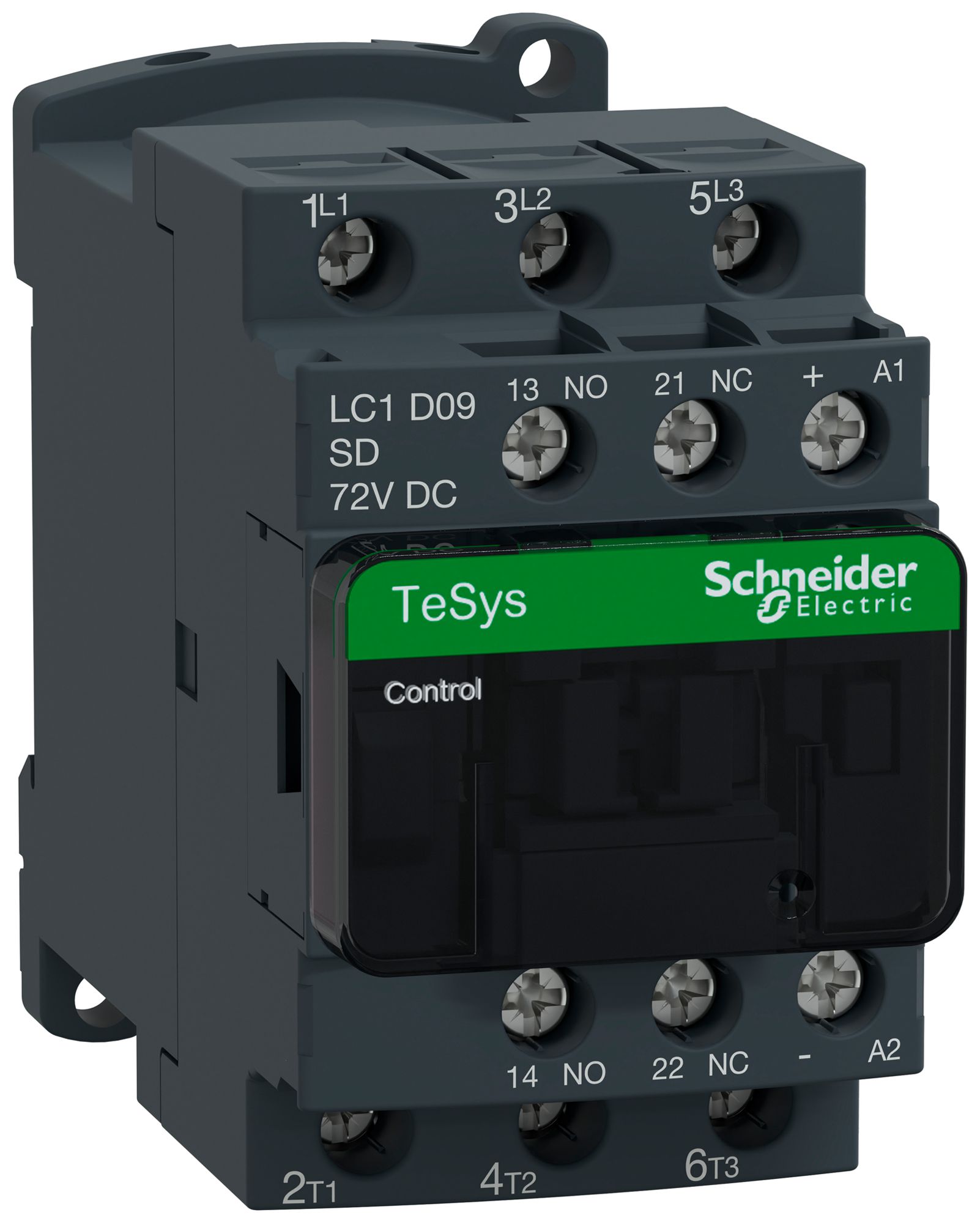 Leistungsschütz TeSys 72VDC 3NO 25A 9A 4kW