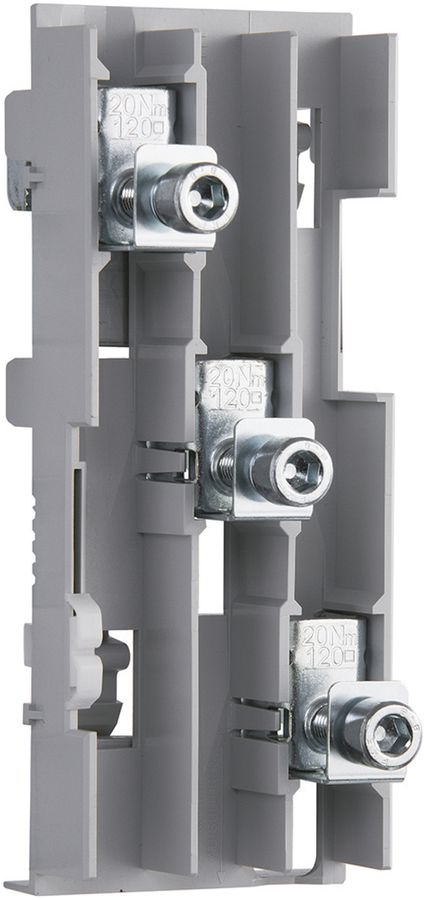 Blocco di morsettieri Hager Ø16…120mm² per profili a doppio T e piatti 5mm