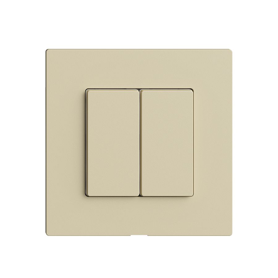 Druckschalter 2K/2T Edue Wiser vanille