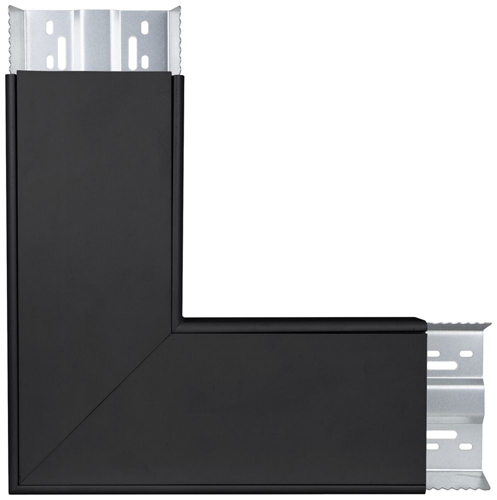 L-Verbinder LEDVANCE LINEAR INDIVILED Stahl 350×350×43mm schwarz