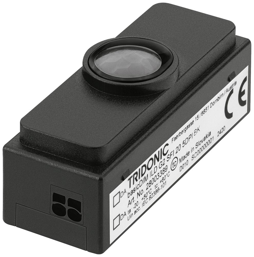 Lichtsensor Tridonic basicDIM ILD G2 SFI 20 5DPI, schwarz