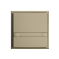 Poussoir ENC KNX 1× EDIZIOdue colore sand RGB sans LED avec insert papier