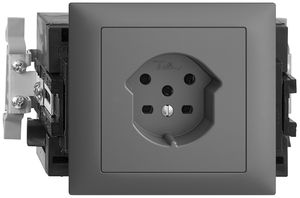 Prise INC EDIZIOdue T15 gris foncé 49…69mm Snap