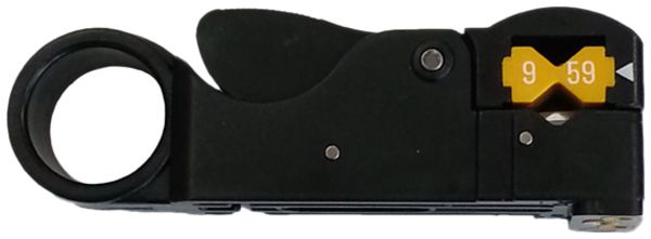 Utensile spelafili coassiale 312A per RG 59/62/6+Twinax