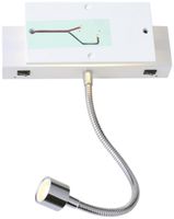 LED-Wandleuchte SLV MANA spot 200, 11W 230V 3000K 570lm IP20 Aluminium