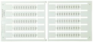 Etiquette de marquage 5×5mm 10×21…30, 5 cartes à 100