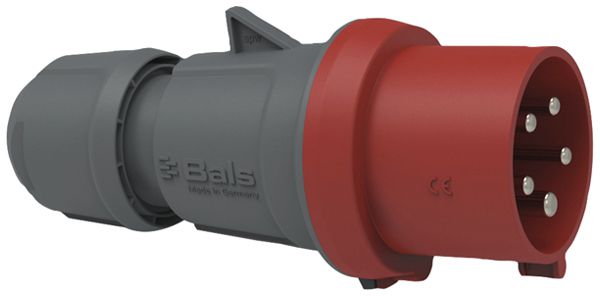 Stecker CEE Bals INNOLINQ 5P 32A 400V rot 6h IP54 schraublos